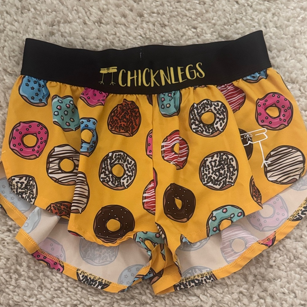 ChicknLegs Donut Print Shorts